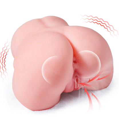 HERA - Poupée sexuelle avec vibration & fonction d’aspiration – Expérience d’oral réaliste, 6 modes de vibration et 3 modes d’aspiration, matériau TPE