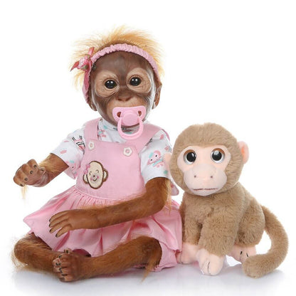 Bébé singe reborn fille - Nalia