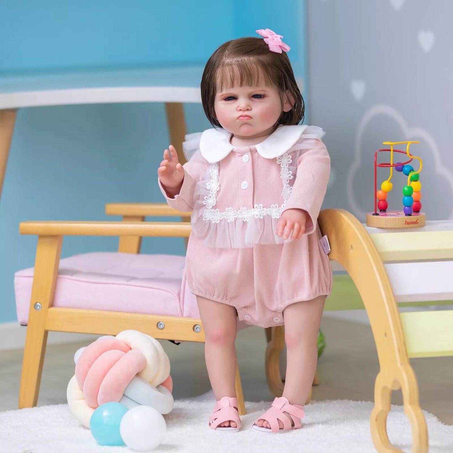 Bébé Réaliste Fille trisomique - Pauline