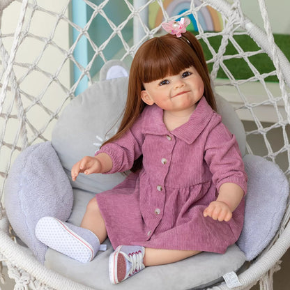Bébé Reborn Fille Grande Taille - Mareva